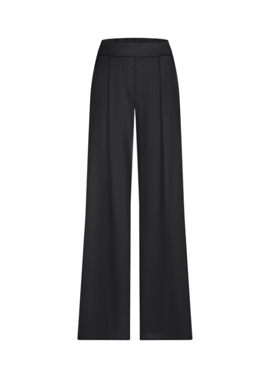 Przejdź do produktu Spodnie czarne z przeszytym  kantem RIANI 