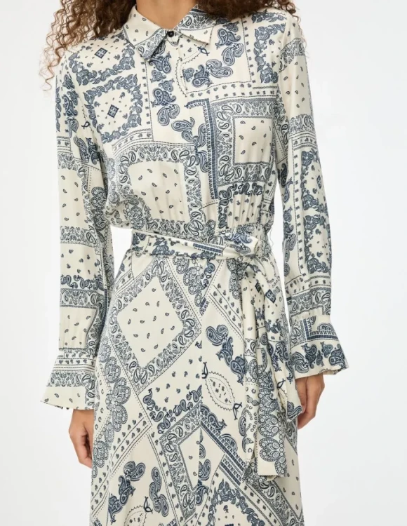 Przejdź do produktu iBLUES Koszulowa sukienka we wzory