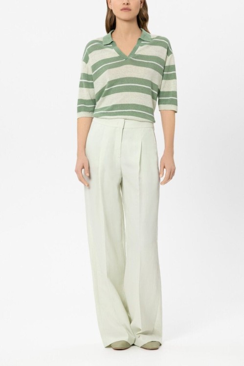 Przejdź do produktu LUISA CERANO Koszulka polo dzianina z lnem 