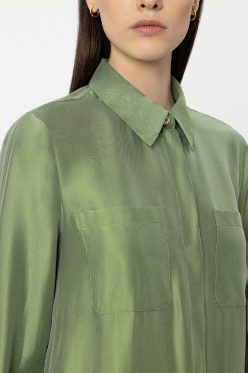 Przejdź do produktu LUISA CERANO Sukienka koszulowa z mieszanki jedwabiu 