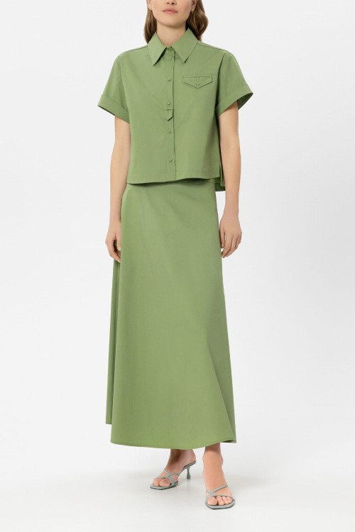 Przejdź do produktu LUISA CERANO Bawełniana koszula z krótkim rękawem 