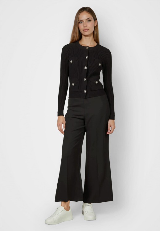 Przejdź do produktu MARC AUREL  Kardigan czarny z kieszeniami 