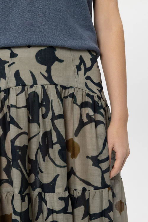 Przejdź do produktu LUISA CERANO Spódnica maxi w kwiatowy wzór 