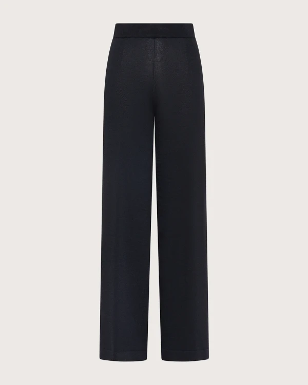 Przejdź do produktu SEVENTY Spodnie długie z wiskozy o splocie mediolańskim 