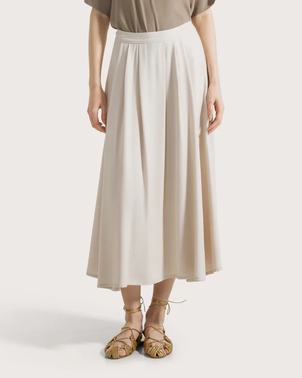 Przejdź do produktu SEVENTY Spódnica midi z wiskozy 