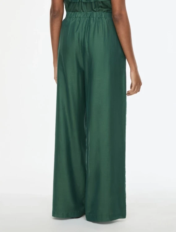 Przejdź do produktu IBLUES Spodnie muślinowe zielone 