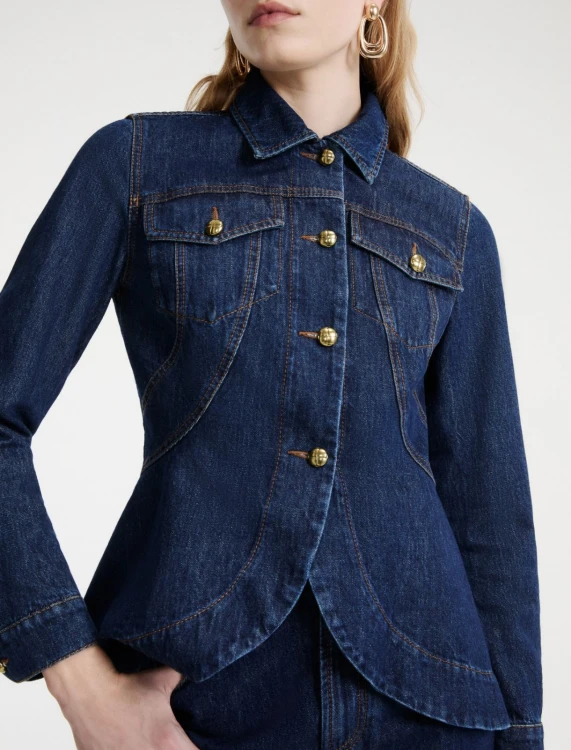 Przejdź do produktu MARELLA Kurtka z denimu niebieskiego 