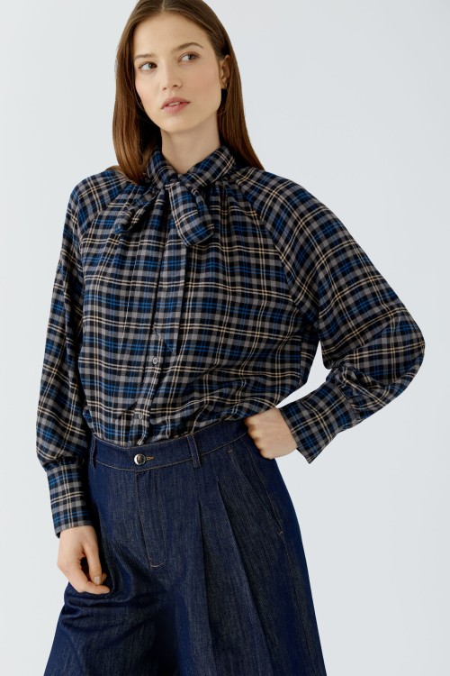 Przejdź do produktu OUI Koszula w kratkę flanelowa 